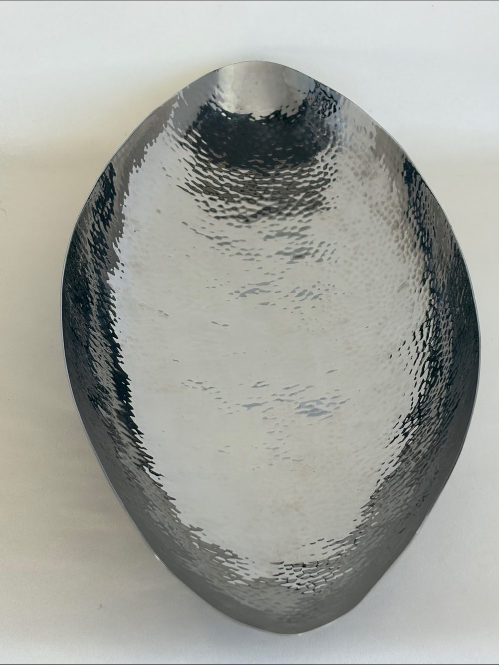 Michael Aram "Molten" Stainless Steel Boat Bowl